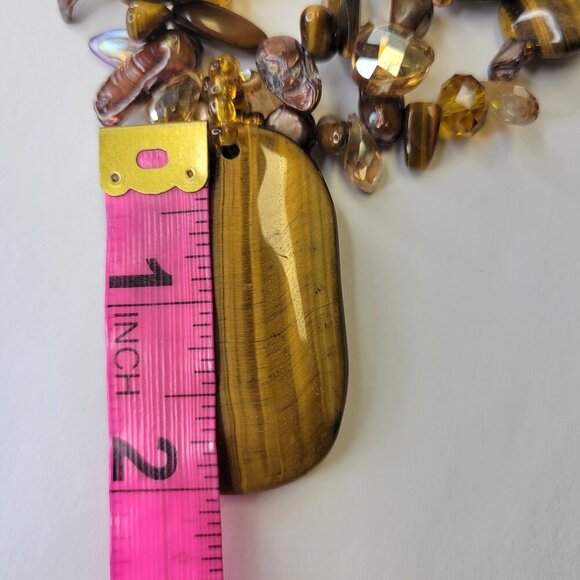 Smoky Quartz Style Fashion Necklace - Picture 6 of 8